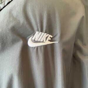 Nike Club Men's Coaches Snap-Button Up Black Jacket , Size XL